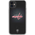 NHL Washington Capitals Black Background iPhone 11 Clear Case