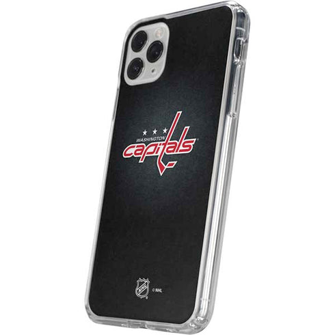 NHL Washington Capitals Black Background iPhone 11 Pro Clear Case