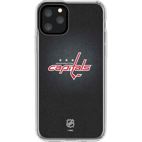 NHL Washington Capitals Black Background iPhone 11 Pro Clear Case