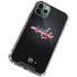 NHL Washington Capitals Black Background iPhone 11 Pro Max Clear Case