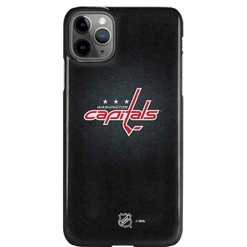NHL Washington Capitals Black Background iPhone 11 Pro Max Lite Case