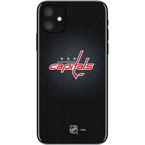 NHL Washington Capitals Black Background iPhone 11 Skin