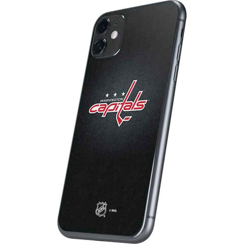 NHL Washington Capitals Black Background iPhone 11 Skin