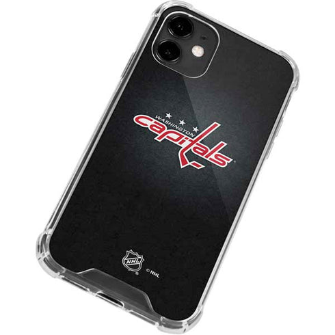 NHL Washington Capitals Black Background iPhone 12 Mini Clear Case
