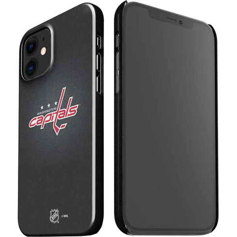 NHL Washington Capitals Black Background iPhone 12 Mini Lite Case