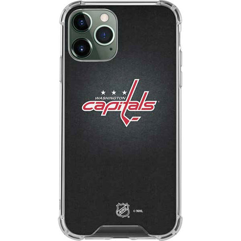 NHL Washington Capitals Black Background iPhone 12 Pro Clear Case