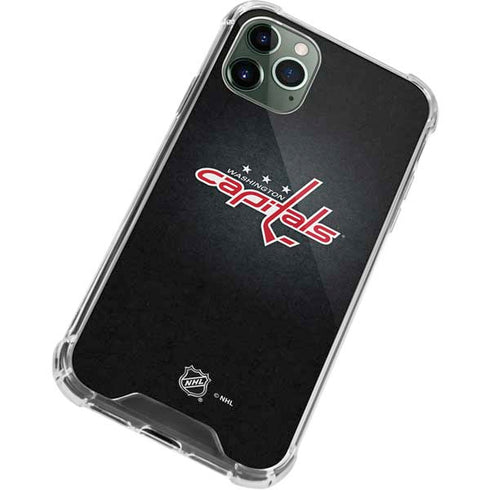 NHL Washington Capitals Black Background iPhone 12 Pro Clear Case