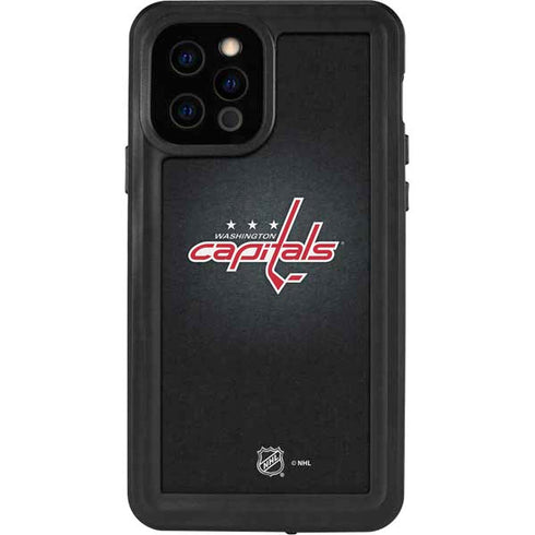NHL Washington Capitals Black Background iPhone 12 Pro Waterproof Case