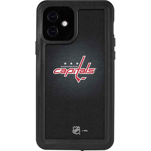 NHL Washington Capitals Black Background iPhone 12 Waterproof Case