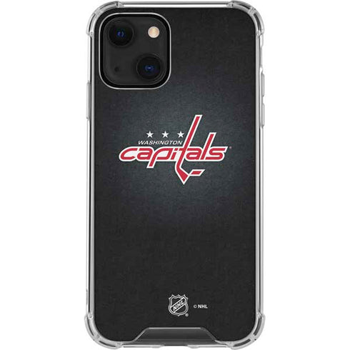 NHL Washington Capitals Black Background iPhone 13 Clear Case