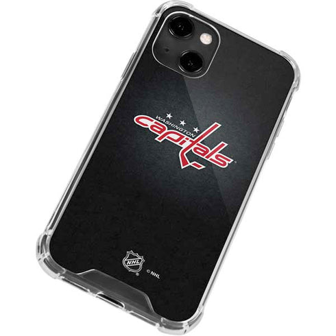 NHL Washington Capitals Black Background iPhone 13 Clear Case