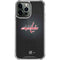 NHL Washington Capitals Black Background iPhone 13 Pro Max Clear Case