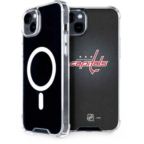 NHL Washington Capitals Black Background iPhone 15 Plus MagSafe Case