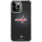 NHL Washington Capitals Black Background iPhone 14 Pro Max Clear Case