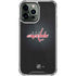 NHL Washington Capitals Black Background iPhone 14 Pro Max Clear Case