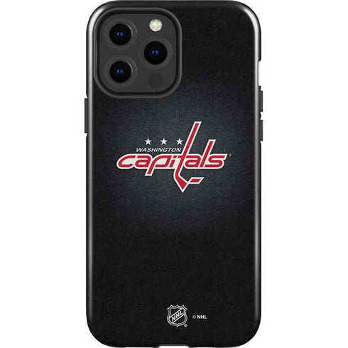 NHL Washington Capitals Black Background iPhone 14 Pro Max Impact Case