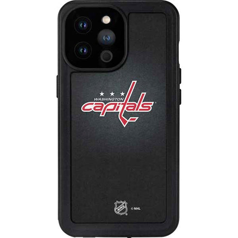 NHL Washington Capitals Black Background iPhone 14 Pro Max Waterproof Case