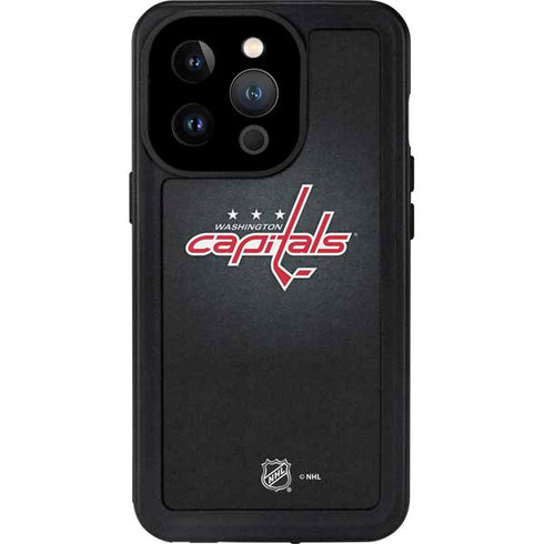 NHL Washington Capitals Black Background iPhone 14 Pro Waterproof Case