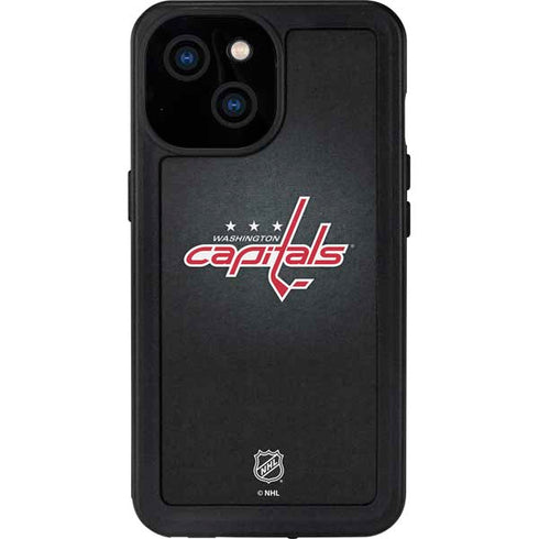NHL Washington Capitals Black Background iPhone 15 Waterproof Case