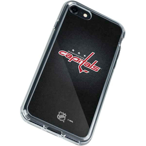 NHL Washington Capitals Black Background iPhone SE (2nd & 3rd Gen) Clear Case