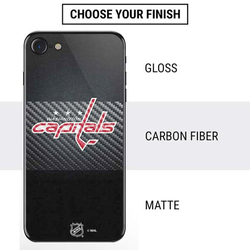 NHL Washington Capitals Black Background iPhone SE (2nd & 3rd Gen) Skin