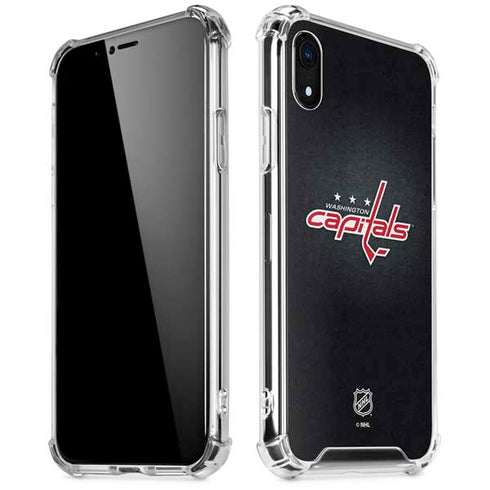 NHL Washington Capitals Black Background iPhone XR Clear Case