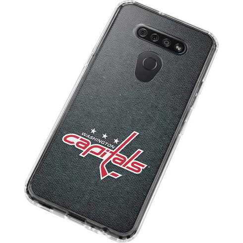 NHL Washington Capitals Black Background LG K51/Q51 Clear Case