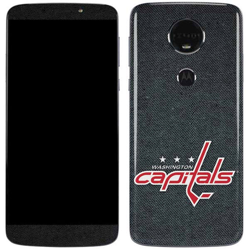 NHL Washington Capitals Black Background Moto E5 Plus Skin