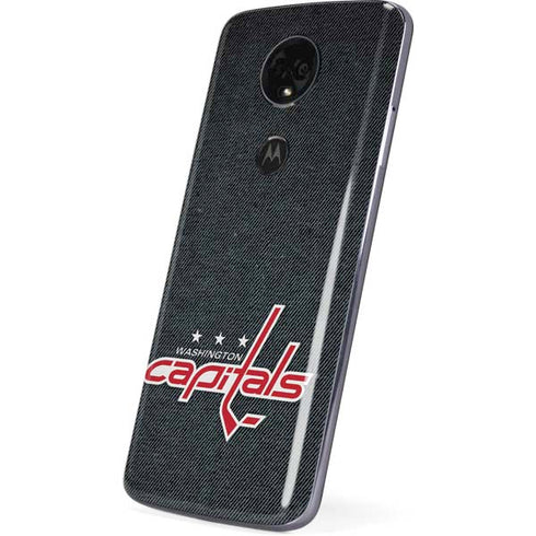 NHL Washington Capitals Black Background Moto E5 Plus Skin