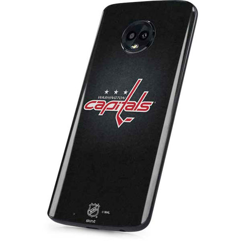 NHL Washington Capitals Black Background Moto G6 Skin