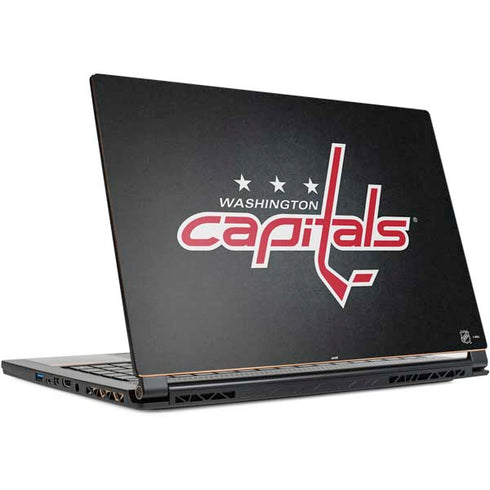NHL Washington Capitals Black Background MSI GS65 Stealth Laptop Skin