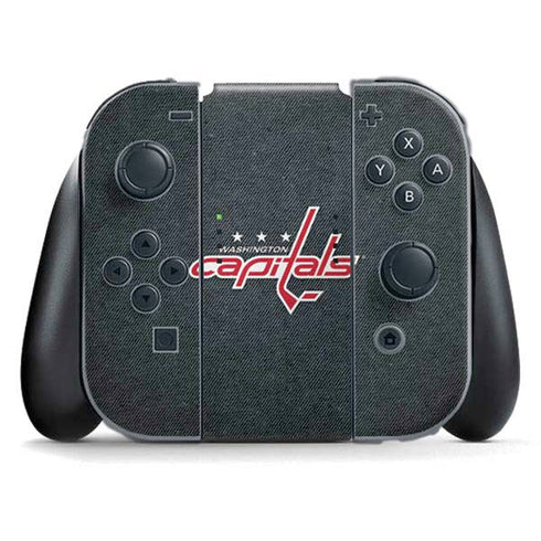 NHL Washington Capitals Black Background Nintendo Switch (2017-2021) Joy-Con Controller Skin