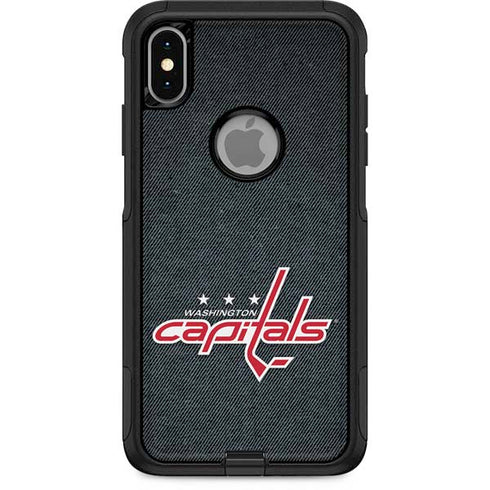 NHL Washington Capitals Black Background Otterbox Commuter iPhone Skin