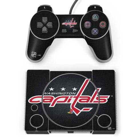 NHL Washington Capitals Black Background PlayStation Classic Bundle Skin