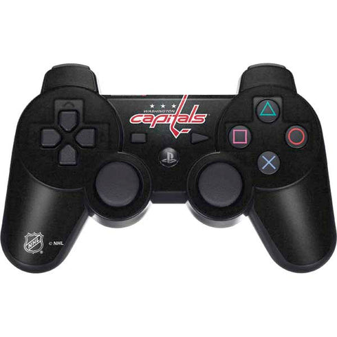 NHL Washington Capitals Black Background PS3 Dual Shock wireless controller Skin
