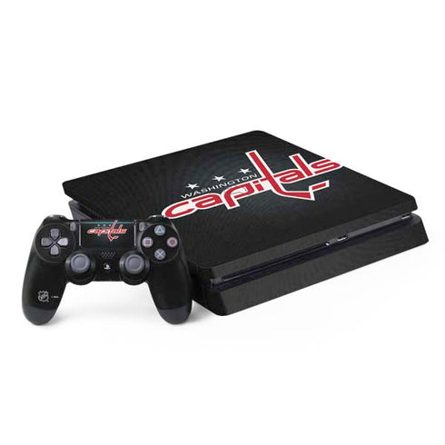 NHL Washington Capitals Black Background PS4 Slim Bundle Skin