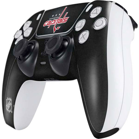 NHL Washington Capitals Black Background PS5 Controller Skin