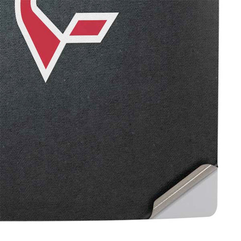 NHL Washington Capitals Black Background PS5 Slim Digital Edition Console Skin