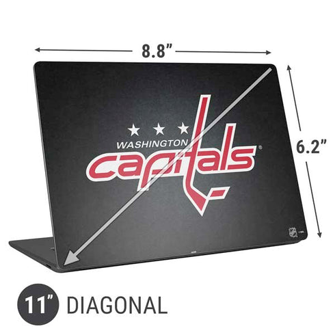 NHL Washington Capitals Black Background Universal Laptop 11in (8.8 x 6.2in) Skin