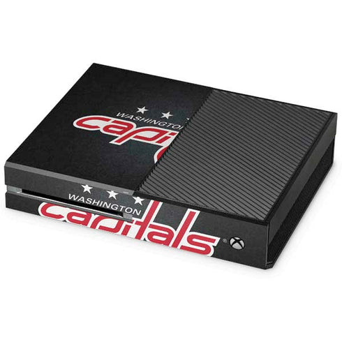 NHL Washington Capitals Black Background Xbox One Console Skin