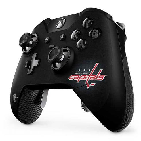 NHL Washington Capitals Black Background Xbox One Elite Controller Skin