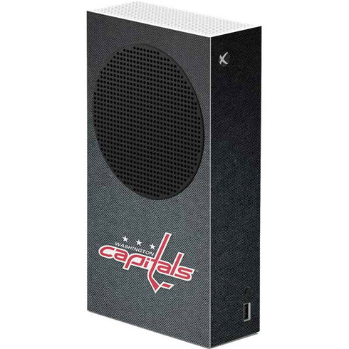 NHL Washington Capitals Black Background Xbox Series S Console Skin