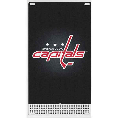 NHL Washington Capitals Black Background Xbox Series S Console Skin