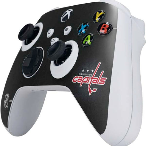 NHL Washington Capitals Black Background Xbox Series S Controller Skin