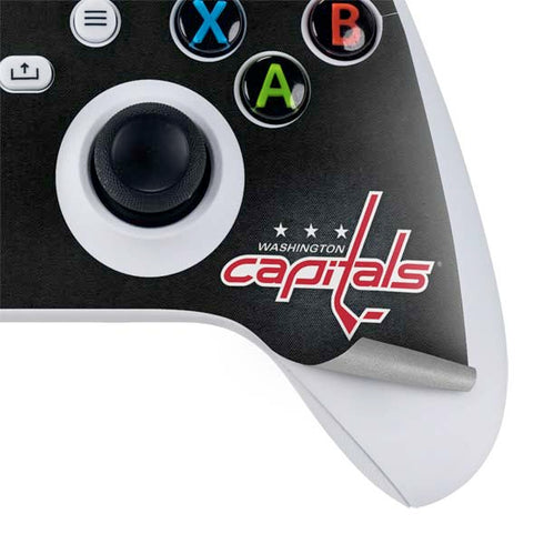 NHL Washington Capitals Black Background Xbox Series S Controller Skin