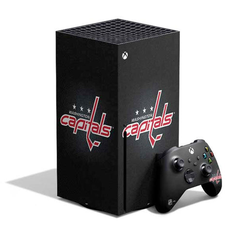 NHL Washington Capitals Black Background Xbox Series X Bundle Skin