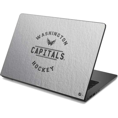 NHL Washington Capitals Black Text Dell Chromebook Skin
