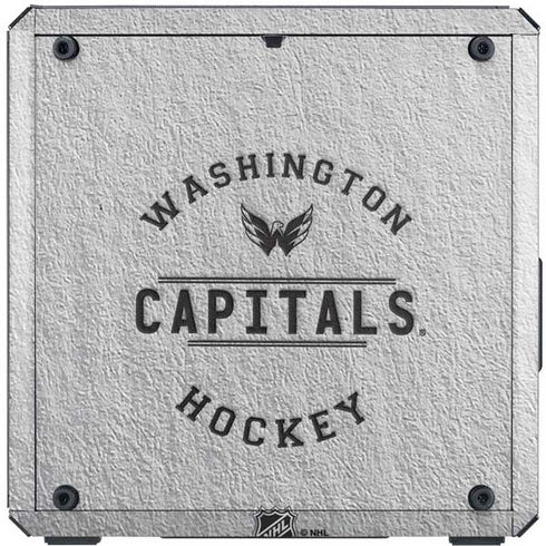 NHL Washington Capitals Black Text Cooler Master MasterBox Q300L Mini Tower Skin