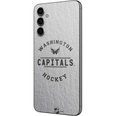 NHL Washington Capitals Black Text Galaxy A14 5G Skin