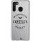 NHL Washington Capitals Black Text Galaxy A21 Clear Case